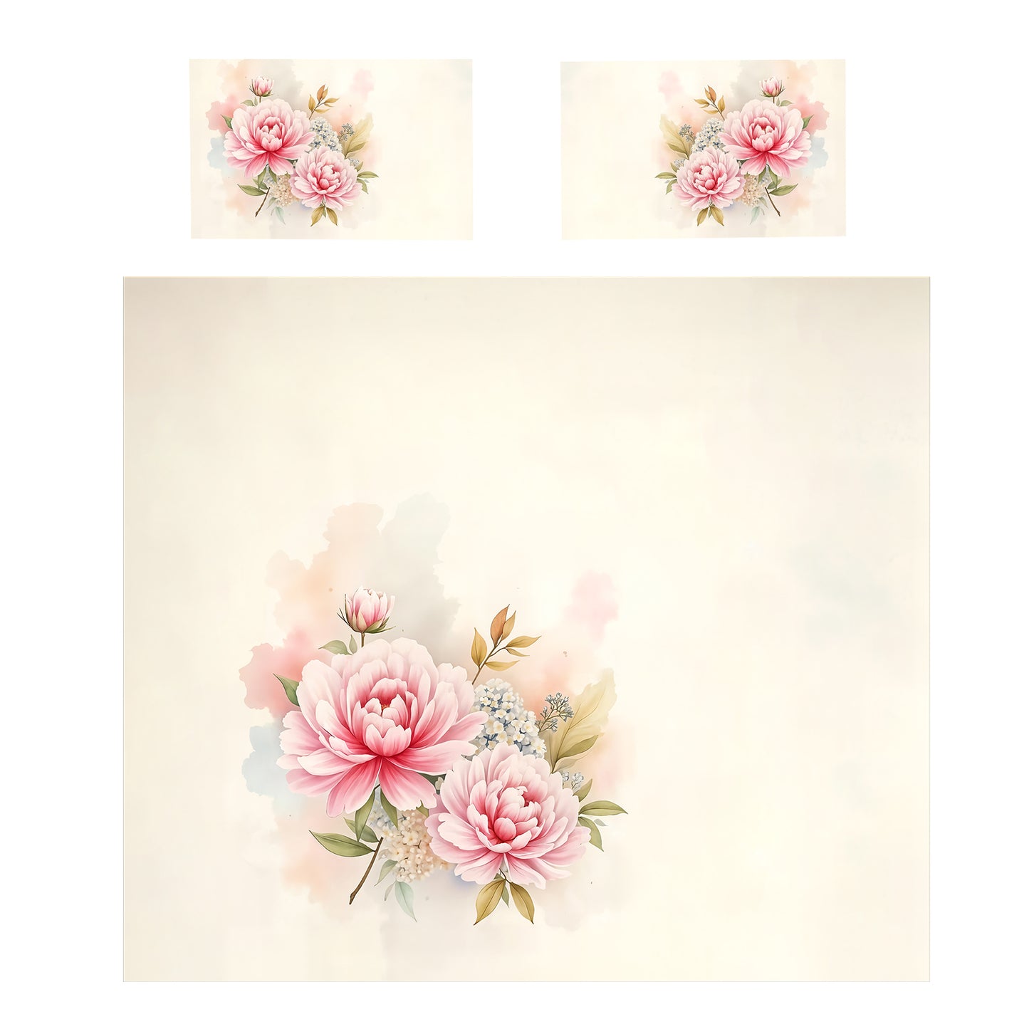 Peony Blush Duvet Cover Set