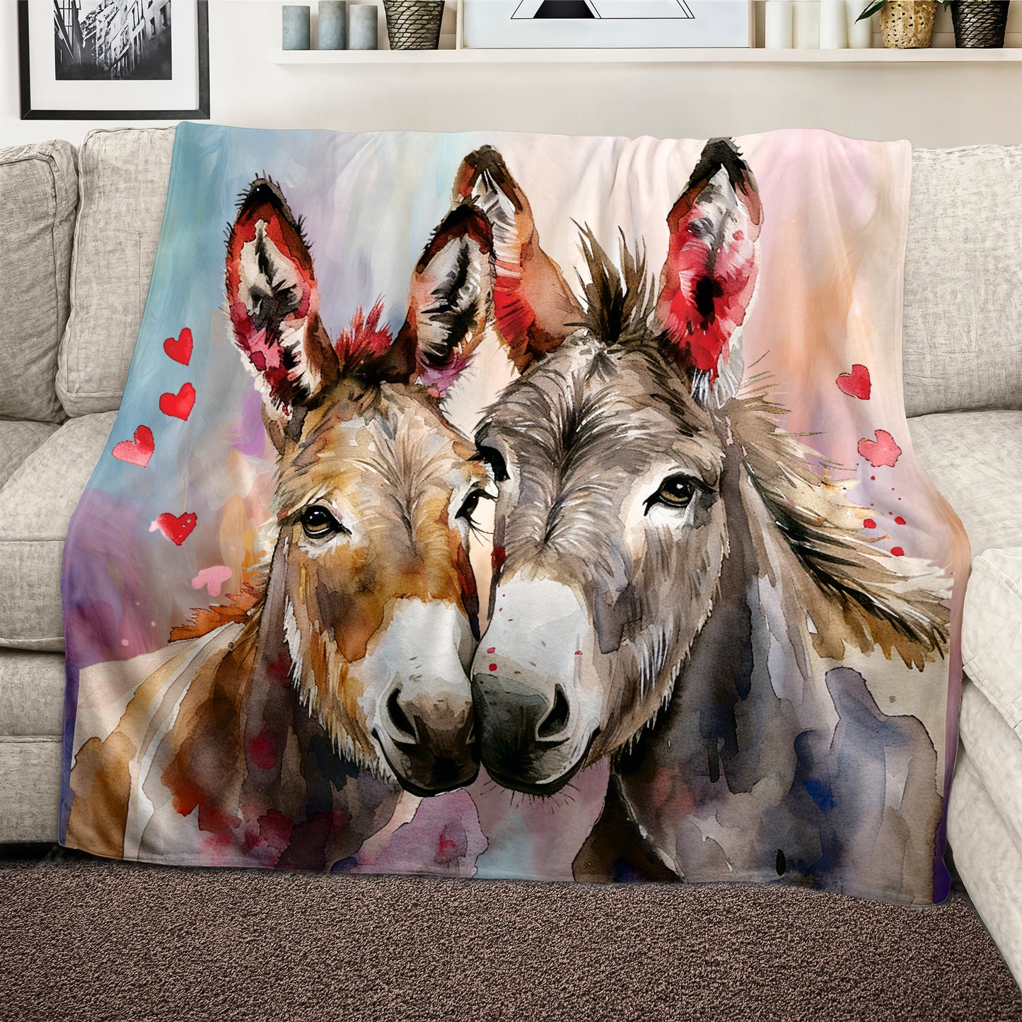 Perfect Couple Light Weight Fleece Blanket