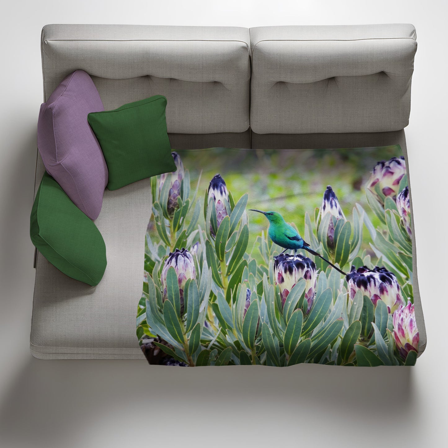 Perfect Protea Light Weight Fleece Blanket