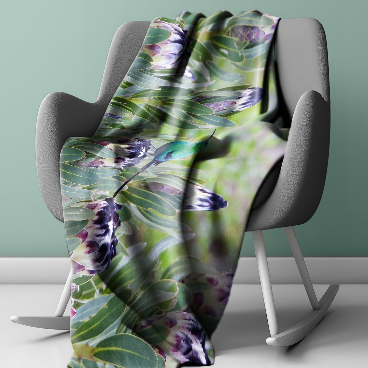 Perfect Protea Light Weight Fleece Blanket