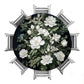 Perfect White Rose 2,3m Round Tablecloth