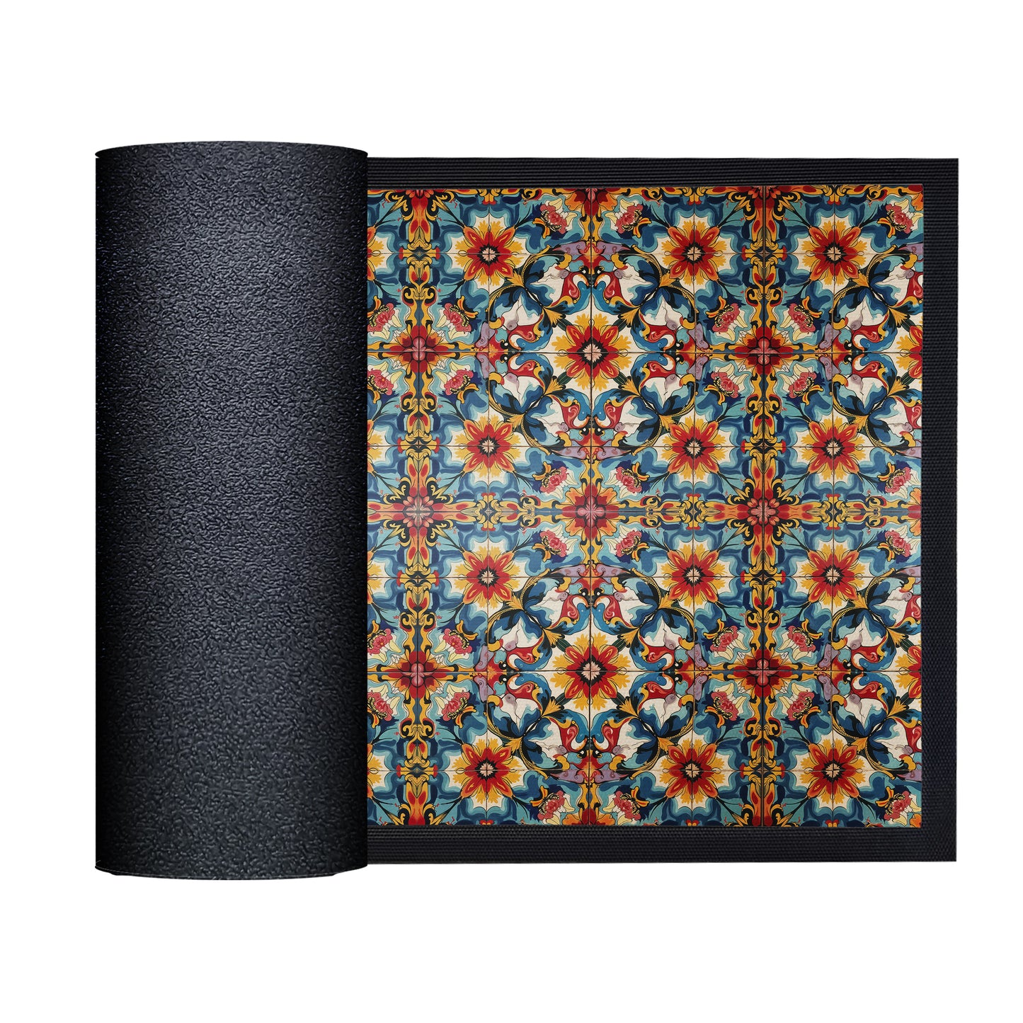 Persian Floral Door Mat