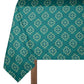 Peruvian Motiv on Green 3m Rectangle Tablecloth