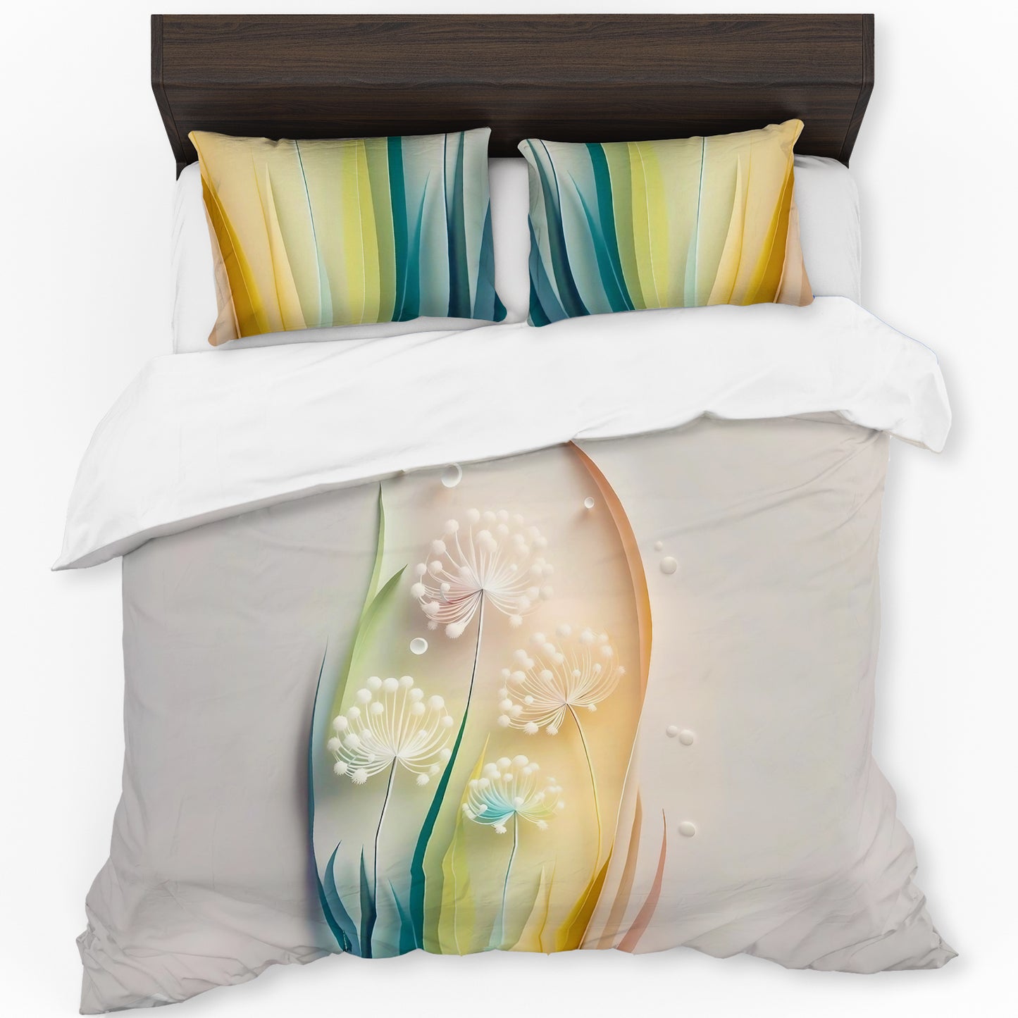 Petal Cascade Duvet Cover Set