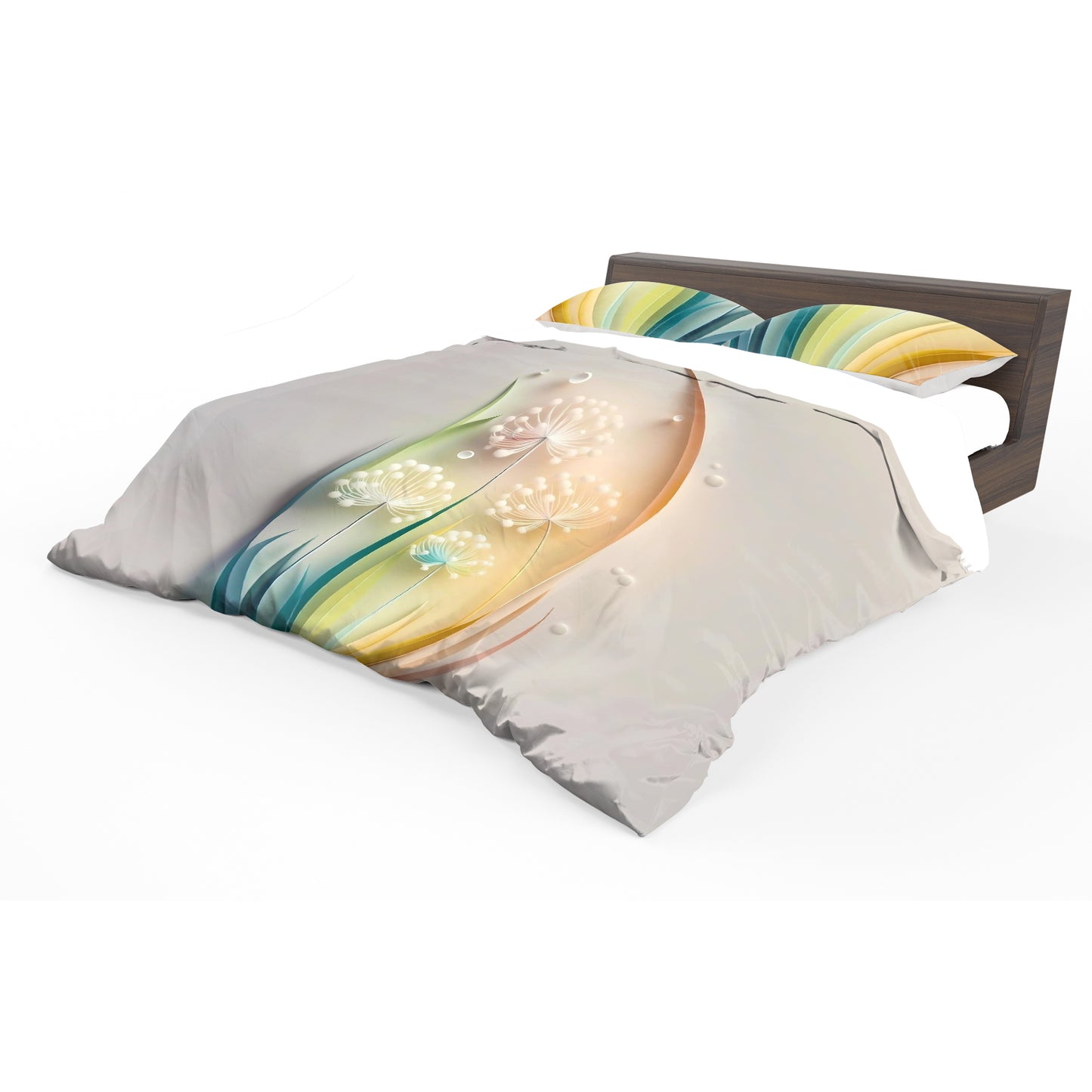Petal Cascade Duvet Cover Set