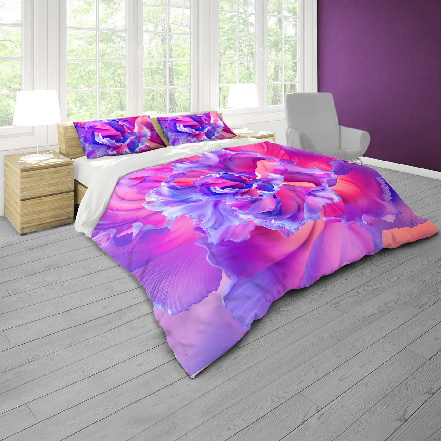 Petal Fusion Duvet Cover Set