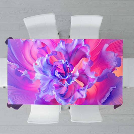 Petal Fusion Rectangle Tablecloth