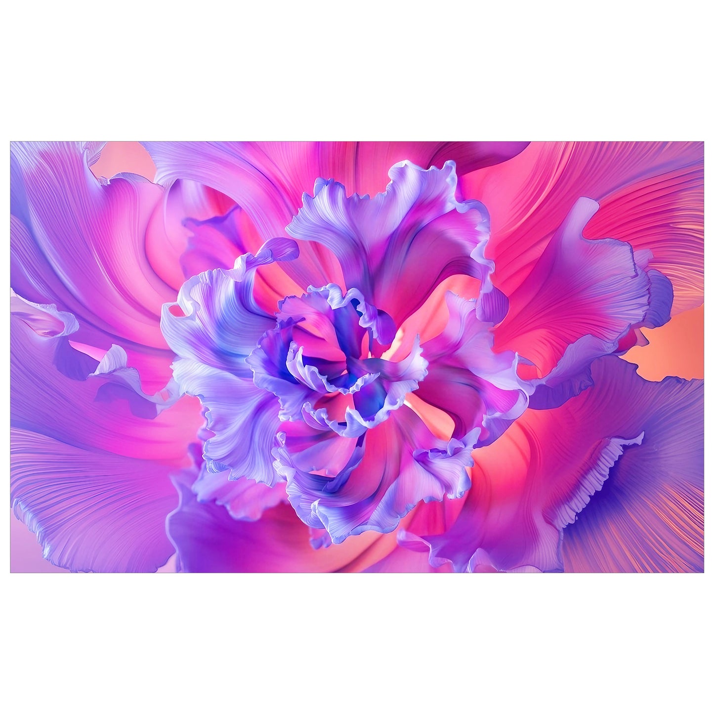 Petal Fusion Rectangle Tablecloth