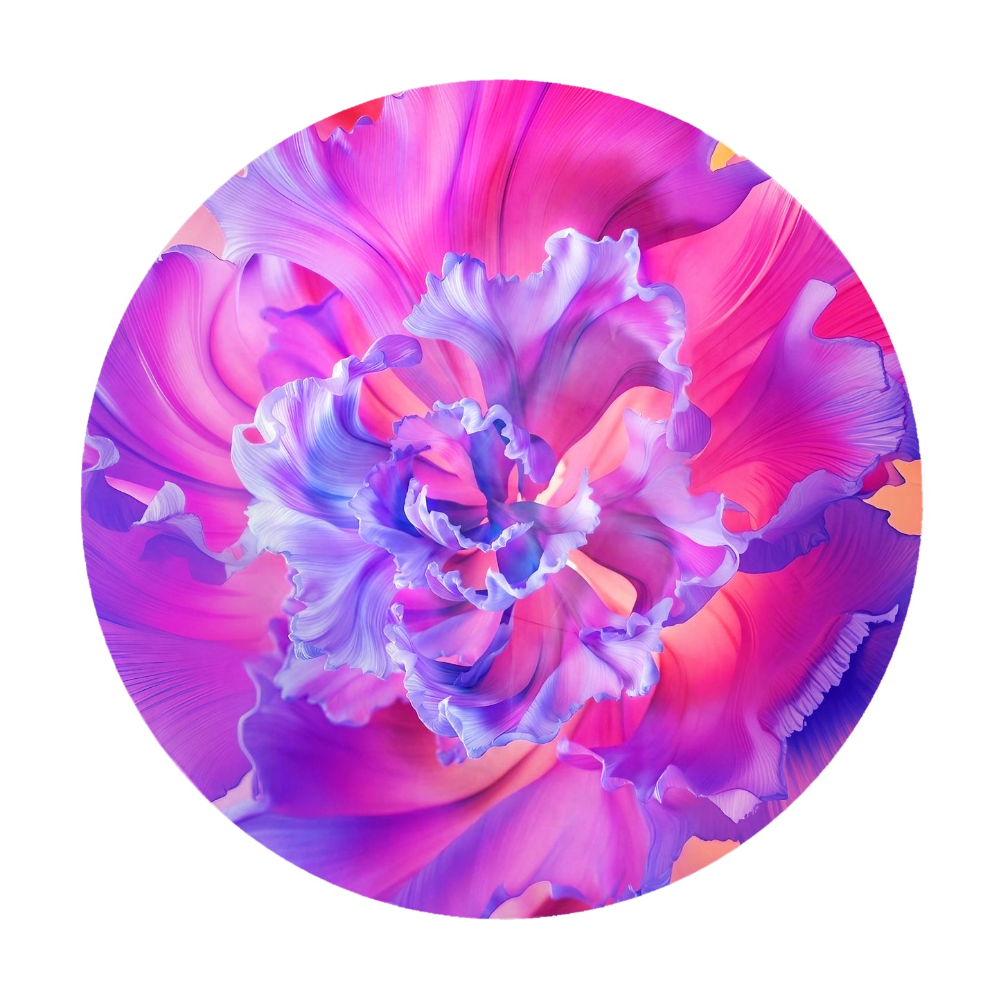 Petal Fusion Round Tablecloth