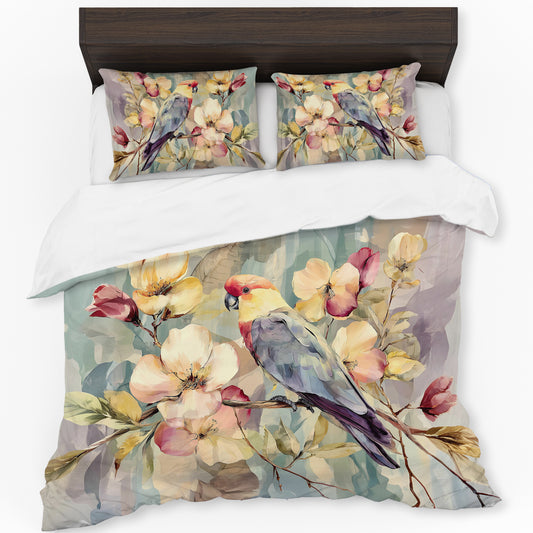 Petal Percher Duvet Cover Set by Wikus Schalkwyk