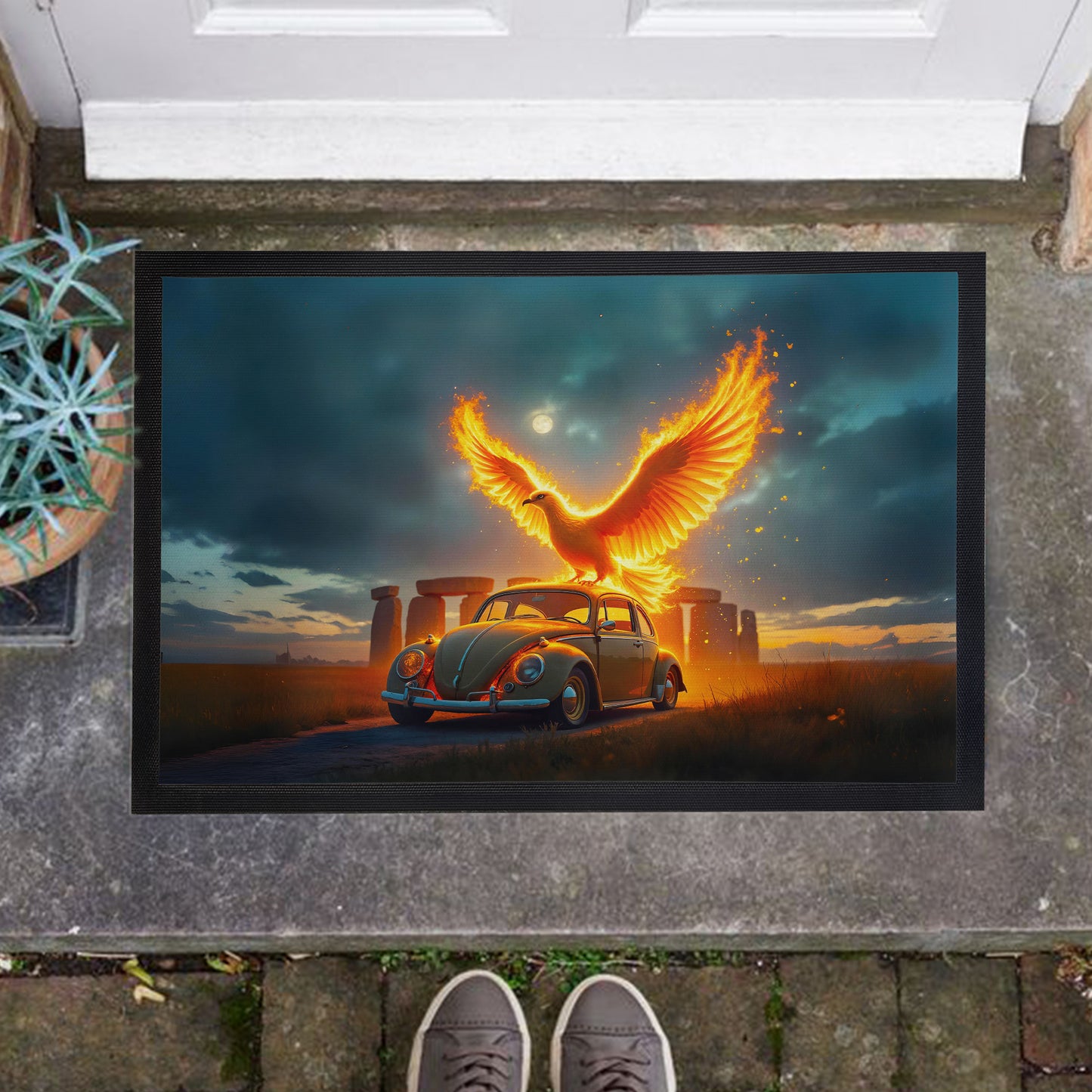 Pheonix Beetle Concept Art Doormat