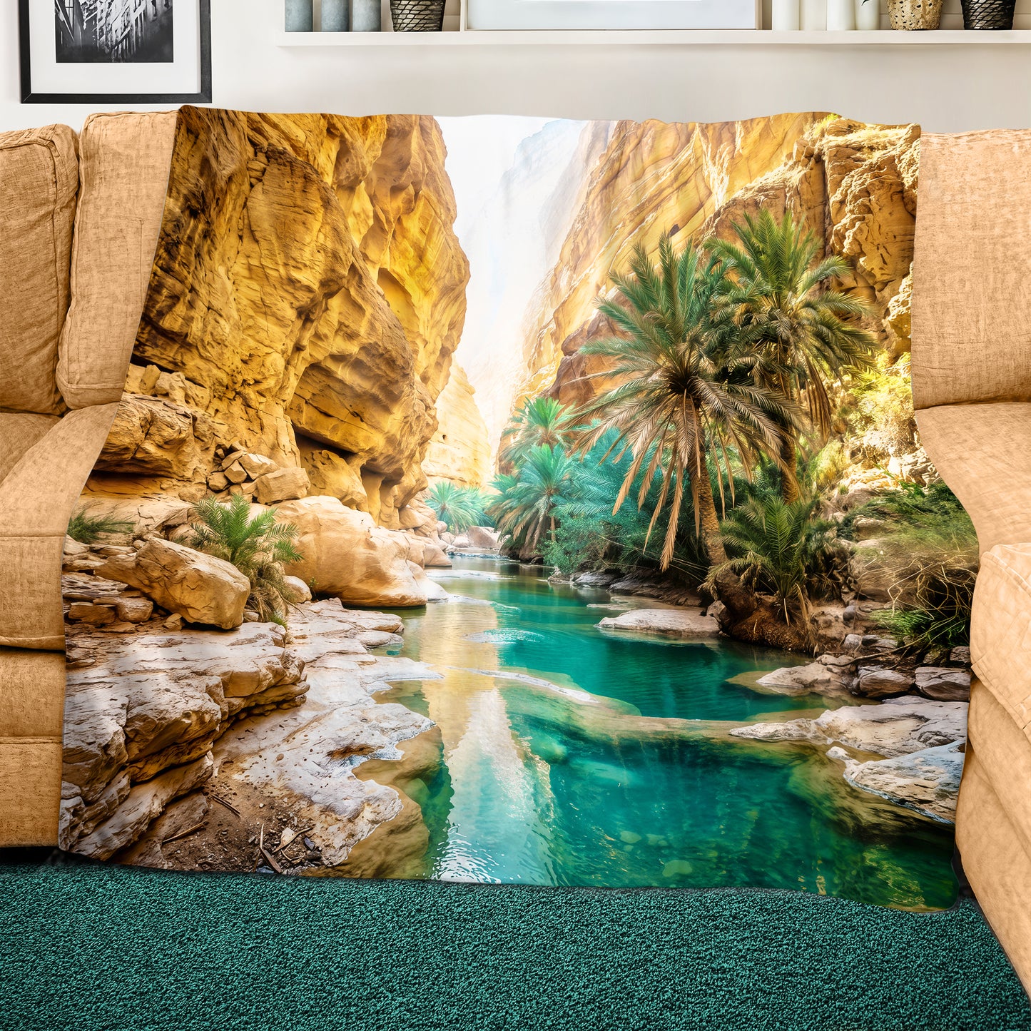 Piece of Paradise Light Weight Fleece Blanket