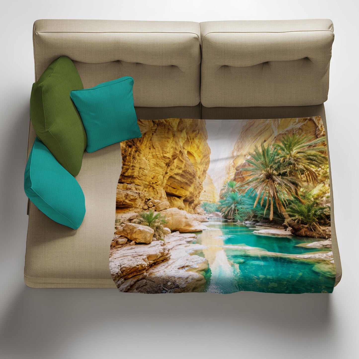 Piece of Paradise Light Weight Fleece Blanket