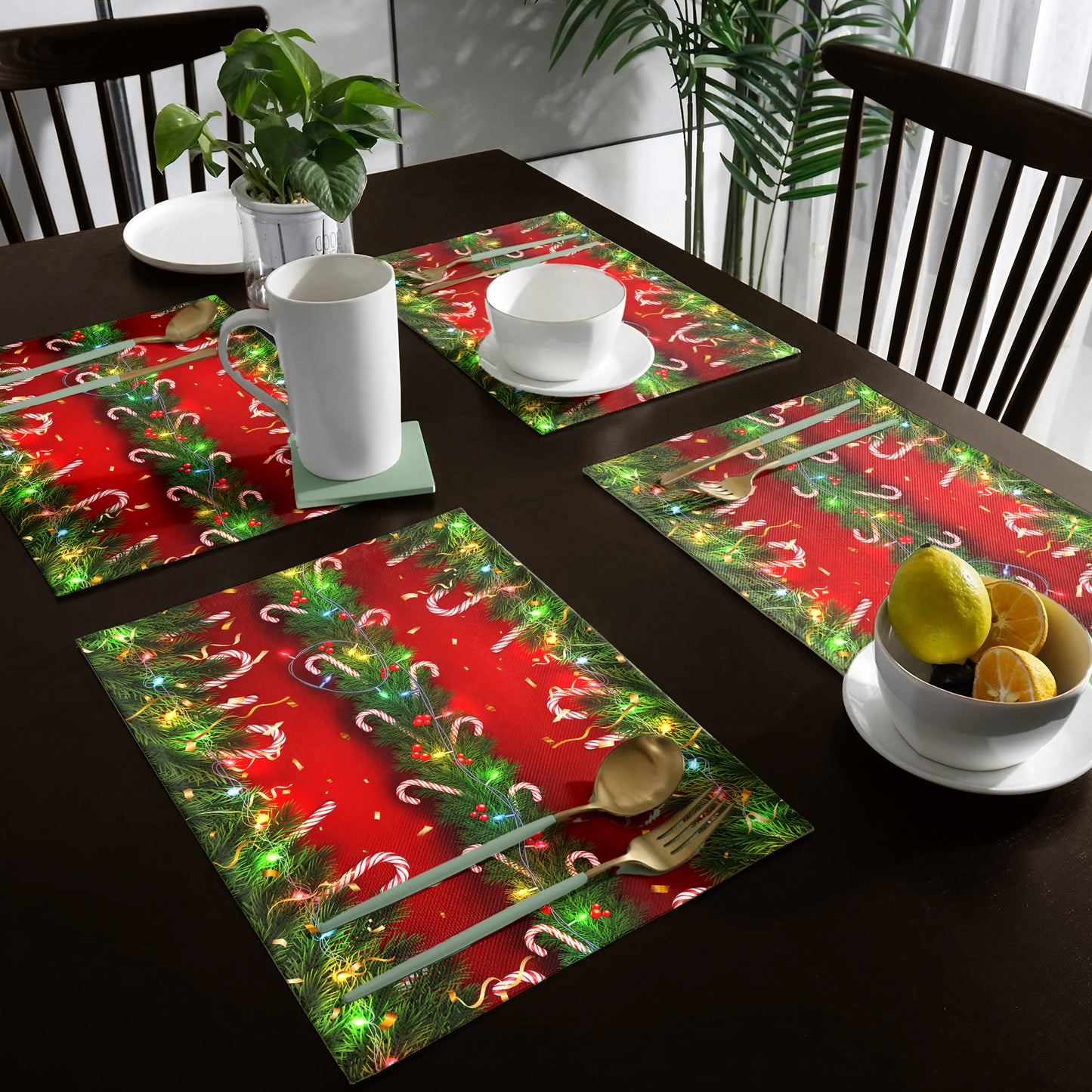 Pine Tree Christmas Placemats