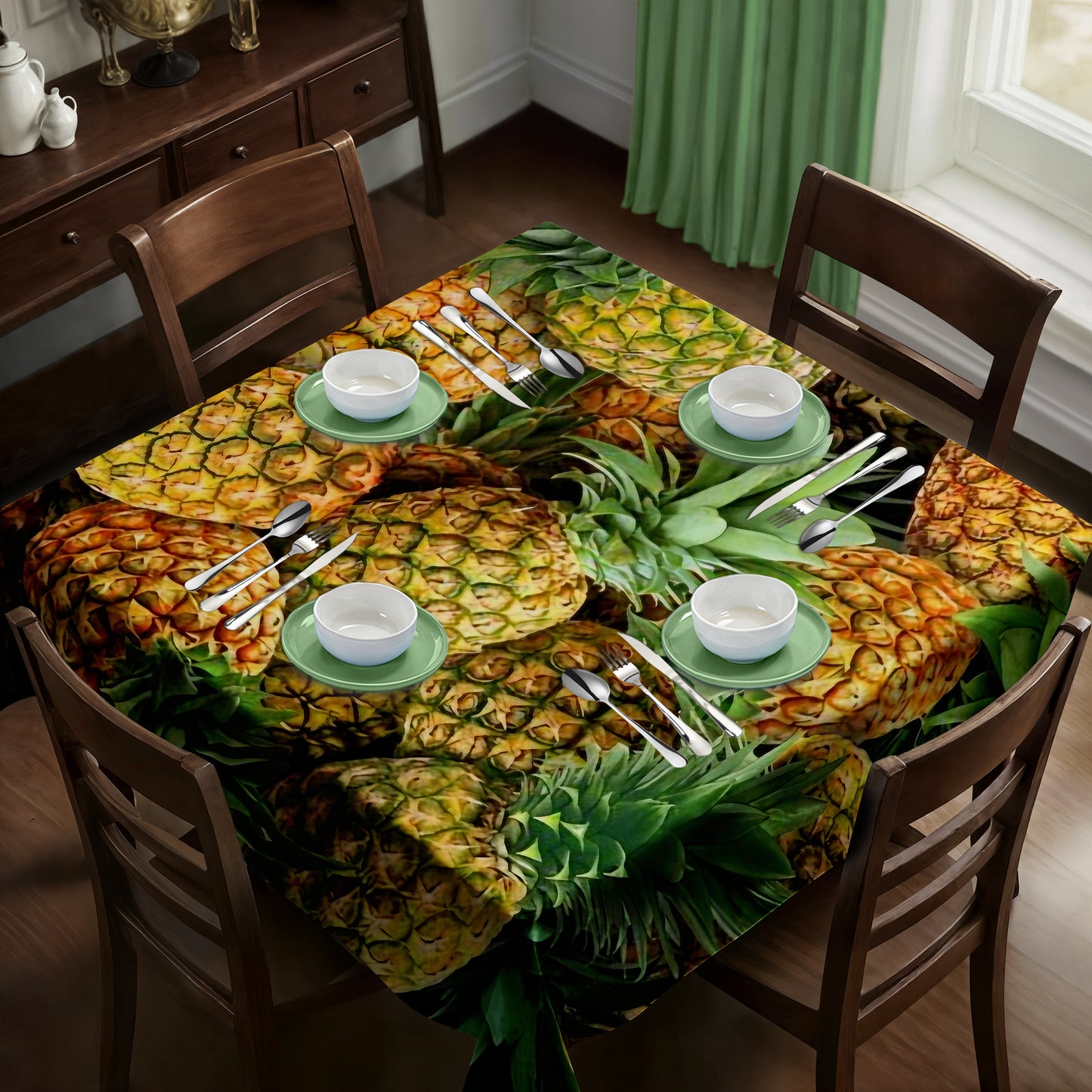 Pineapple Square Tablecloth