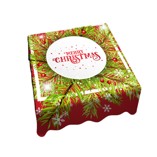 Pines Christmas Square Tablecloth