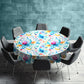 Pink Blooms Round Tablecloth