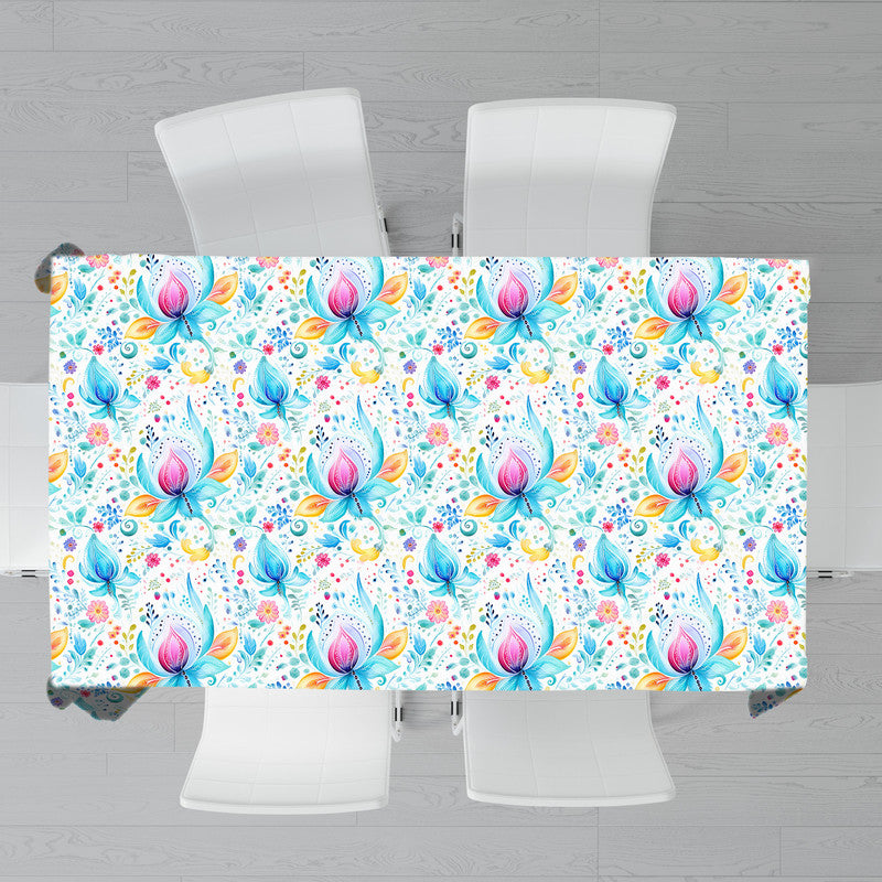 Pink Buds Rectangle Tablecloth