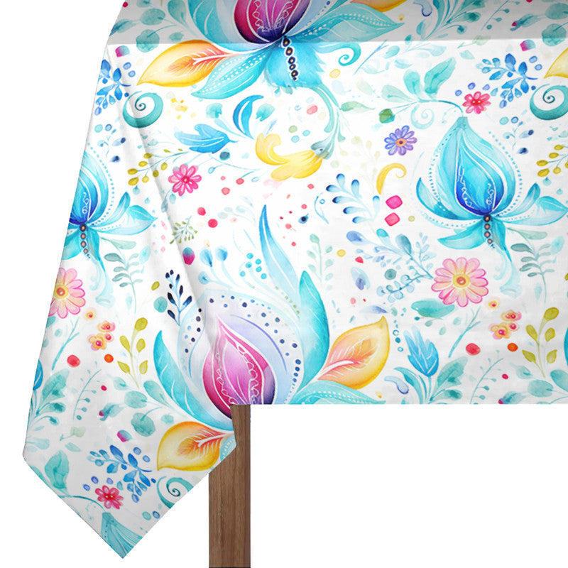 Pink Buds Rectangle Tablecloth