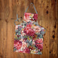 Pink Floral Arrangement Medium Length Apron By Mark Van Vuuren
