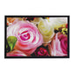 Pink Floral Door Mat