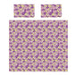 Pink Foliage Fantasia Duvet Cover Set