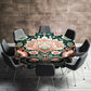 Pink Indian Pattern Round Tablecloth