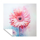Pink Painted Gerbera Square Tablecloth