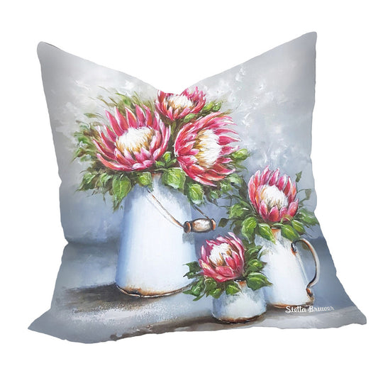 Pink Proteas Luxury Scatter by Stella Bruwer