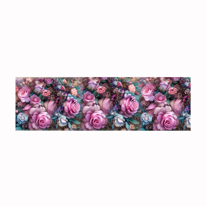 Pink Roses Against the Wall Drum Decoupage