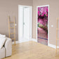 Pink Shower Door Decoupage