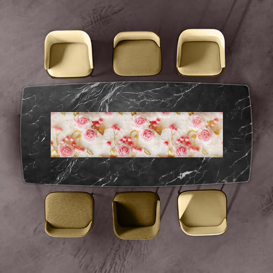 Pink Berries In Bloom 160cm Table Runner