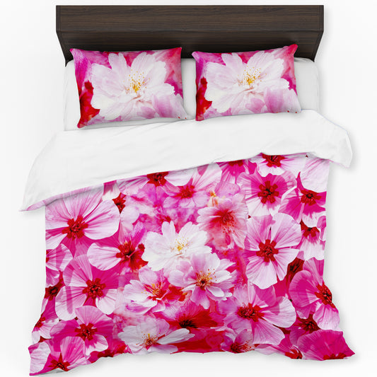 Pink Bloombrush Fantasy Duvet Cover Set