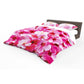 Pink Bloombrush Fantasy Duvet Cover Set