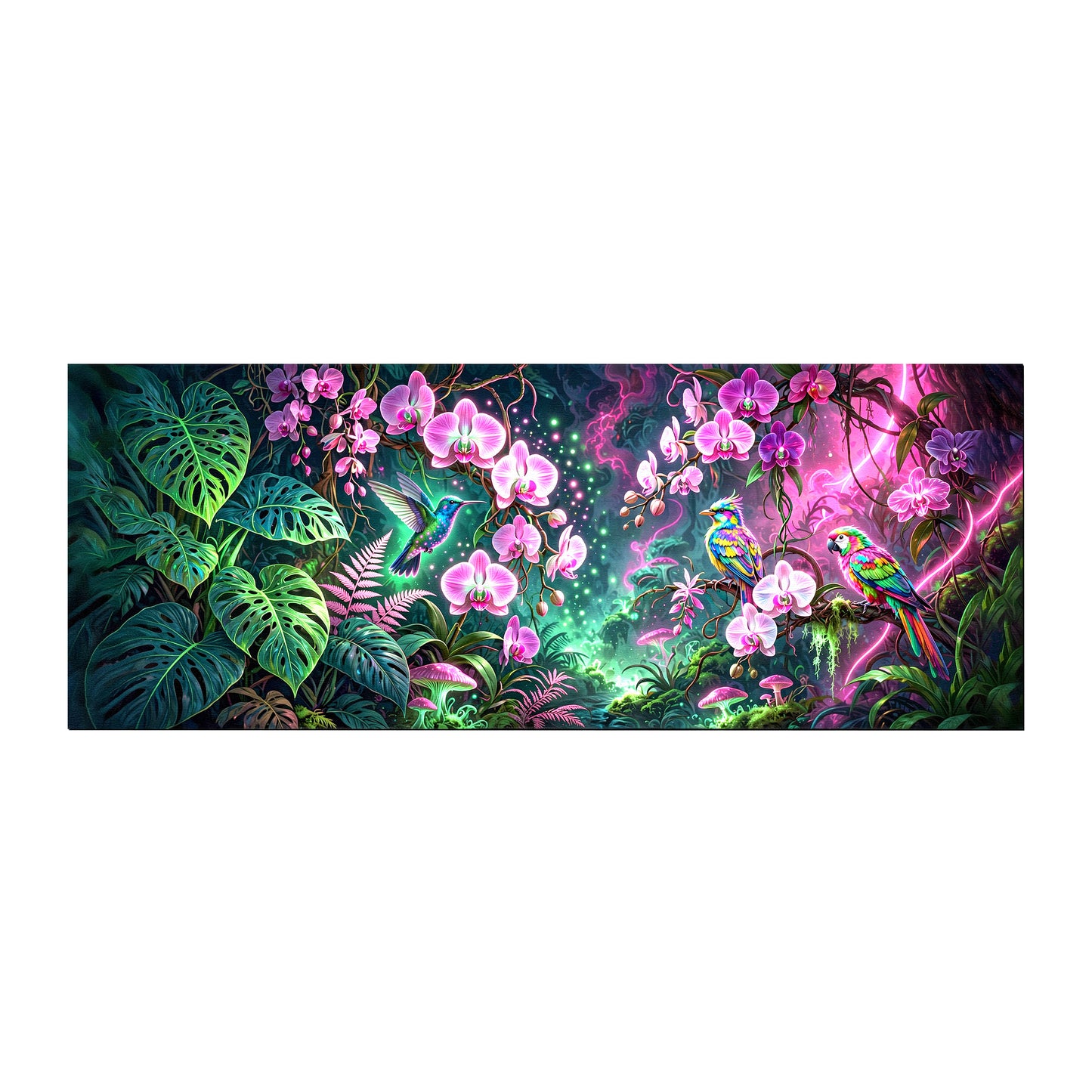 Pink Blossoms Desk Pad
