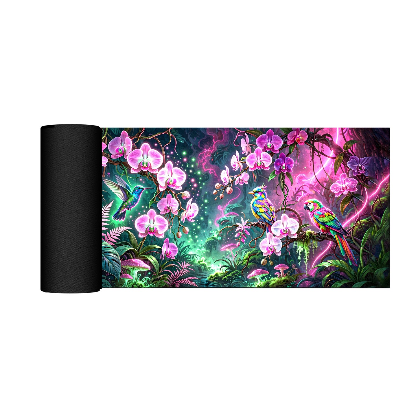 Pink Blossoms Desk Pad