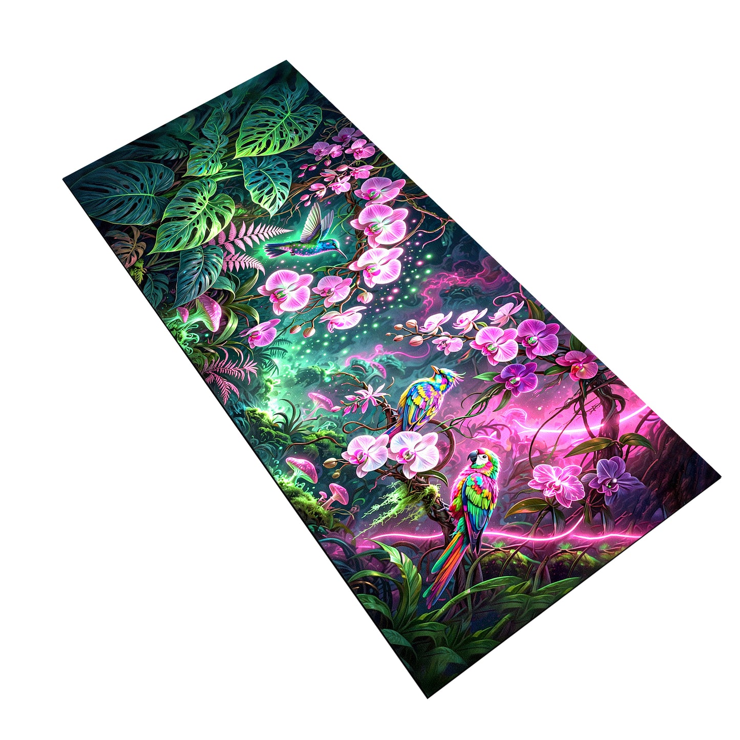 Pink Blossoms Desk Pad