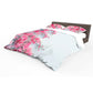Pink Blossoms Duvet Cover Set