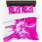 Pink Blush Spiral Duvet Cover Set