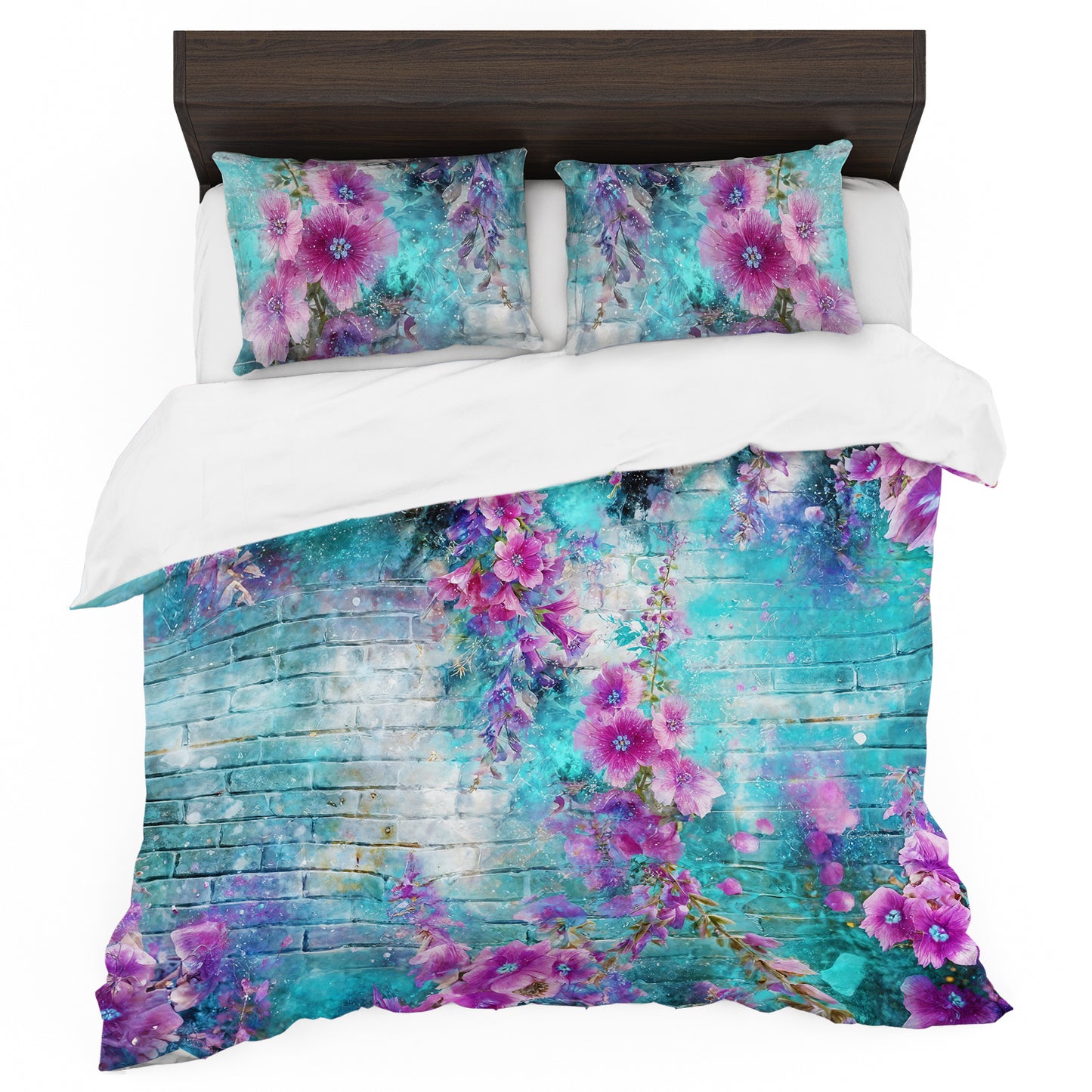 Pink Bougaivilla Duvet Cover Set