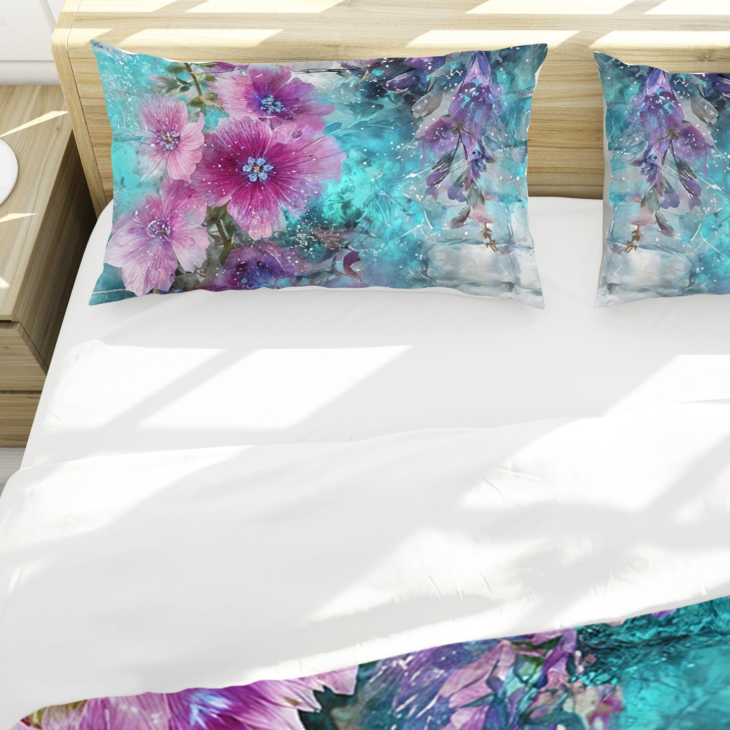 Pink Bougaivilla Duvet Cover Set