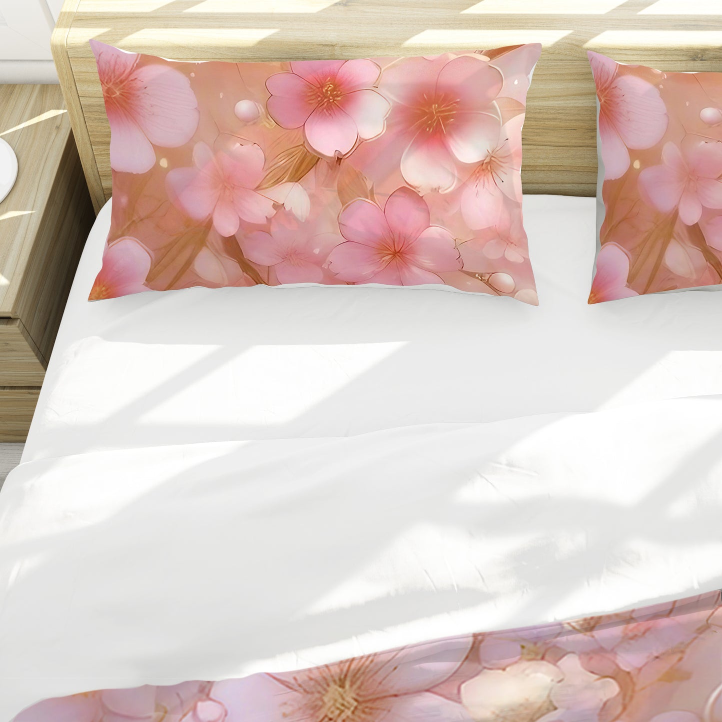 Pink Butterfly Harmony Duvet Cover Set