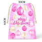 Pink Christmas Gift Bag (Set of 2)