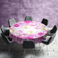 Pink Christmas Round Tablecloth