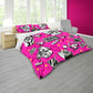 Pink Dragon Arcade Kids Duvet Cover Set