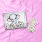 Pink Elephant Cot Duvet Set
