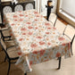 Pink Floral Rectangle Tablecloth by Mark van Vuuren