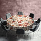 Pink Floral Round Tablecloth by Mark van Vuuren
