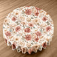 Pink Floral Round Tablecloth by Mark van Vuuren
