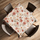 Pink Floral Square Tablecloth by Mark van Vuuren